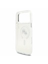 Karl Lagerfeld Karl Lagerfeld IML K&CH Heads Metal Frame MagSafe Stražnji poklopac za iPhone 18 Pro Max White