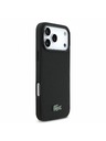 Lacoste Lacoste PVC Iconic Petit Pique Metal Logo MagSafe Stražnji poklopac za iPhone 18 Pro Max Black