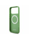 Lacoste Lacoste PVC Iconic Petit Pique Metal Logo MagSafe Stražnji poklopac za iPhone 18 Pro Max Estragon