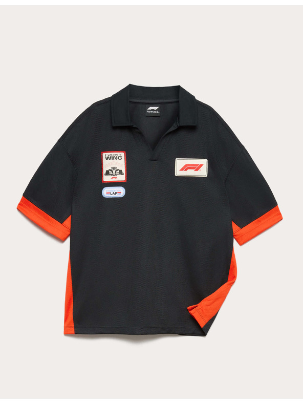Marks & Spencer Polo top Formula 1® od mrežastog materijala (6–16 godina) Marks & Spencer crna