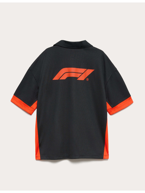 Marks & Spencer Polo top Formula 1® od mrežastog materijala (6–16 godina) Marks & Spencer crna