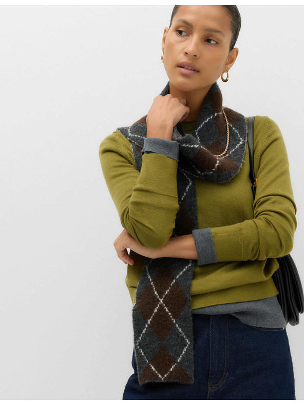 Marks & Spencer Pulover sa V izrezom od čiste merino vune Marks & Spencer zelena