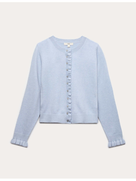 Marks & Spencer Cardigan od zračnog pređa i uskog kroja Marks & Spencer plava
