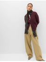 Marks & Spencer Pleteni bomber cardigan na rajsferšlus Marks & Spencer crvena