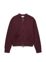 Marks & Spencer Pleteni bomber cardigan na rajsferšlus Marks & Spencer crvena