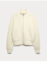 Marks & Spencer Bomber cardigan sa stojećim ovratnikom od bukleta i vune Marks & Spencer kremasta