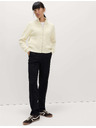Marks & Spencer Bomber cardigan sa stojećim ovratnikom od bukleta i vune Marks & Spencer kremasta
