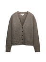 Marks & Spencer Cardigan sa dugmadima od zračnog pređa sa V izrezom Marks & Spencer smeđa