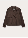 Marks & Spencer Kratka trench jakna od čiste pamuka Marks & Spencer smeđa