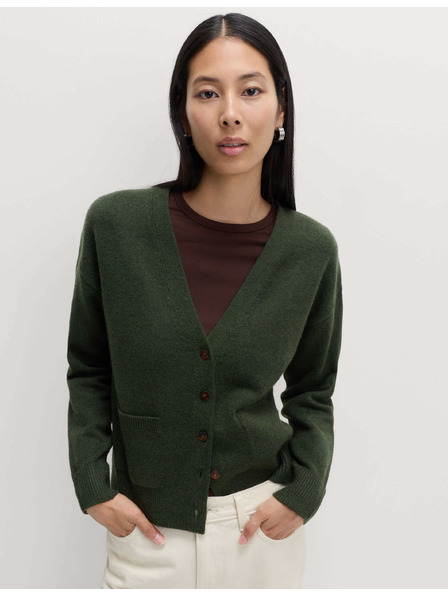 Marks & Spencer Cardigan sa dugmadima od zračnog pređa sa V izrezom Marks & Spencer zelena