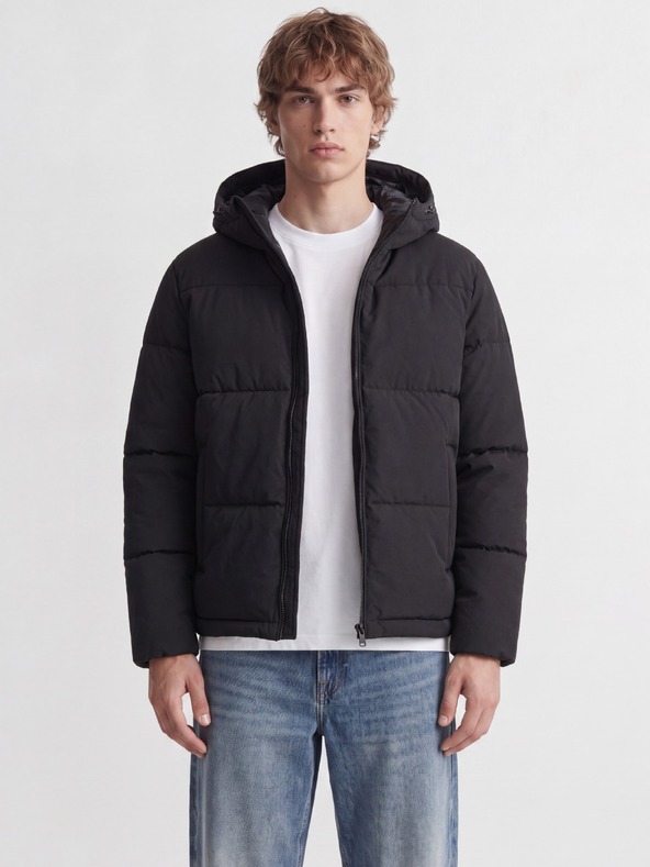 Jack & Jones JJGALAXY zimska muška prešivana jakna black