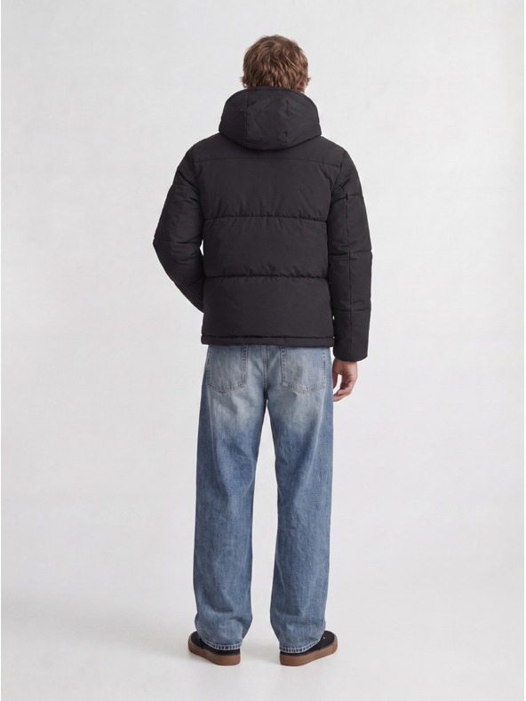 Jack & Jones JJGALAXY zimska muška prešivana jakna black