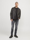 Jack & Jones JJIGLENN muske crne slim fit traperice