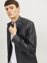 Jack & Jones JJEDYLAN crna muska kozna jakna