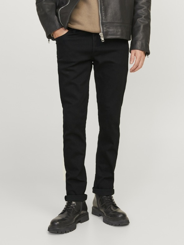 Jack & Jones Slimfit traperice JJIGlenn JJOriginal crne