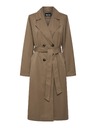 Pieces Smeđa zenski trench coat SCARLETT