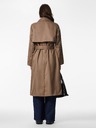 Pieces Smeđa zenski trench coat SCARLETT