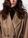 Pieces Smeđa zenski trench coat SCARLETT