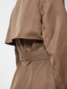 Pieces Smeđa zenski trench coat SCARLETT