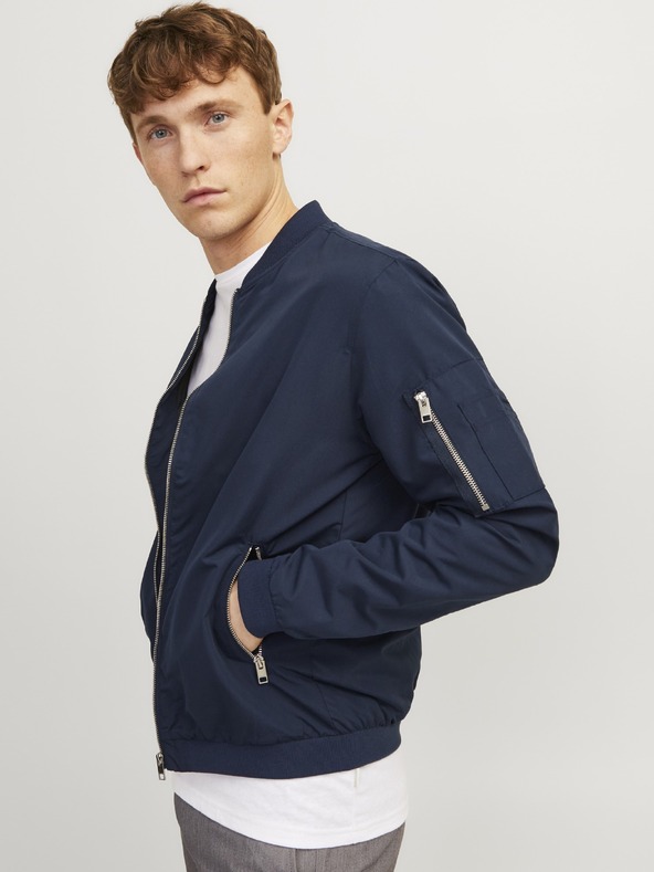Jack & Jones Muški bomber JJERush navy blazer