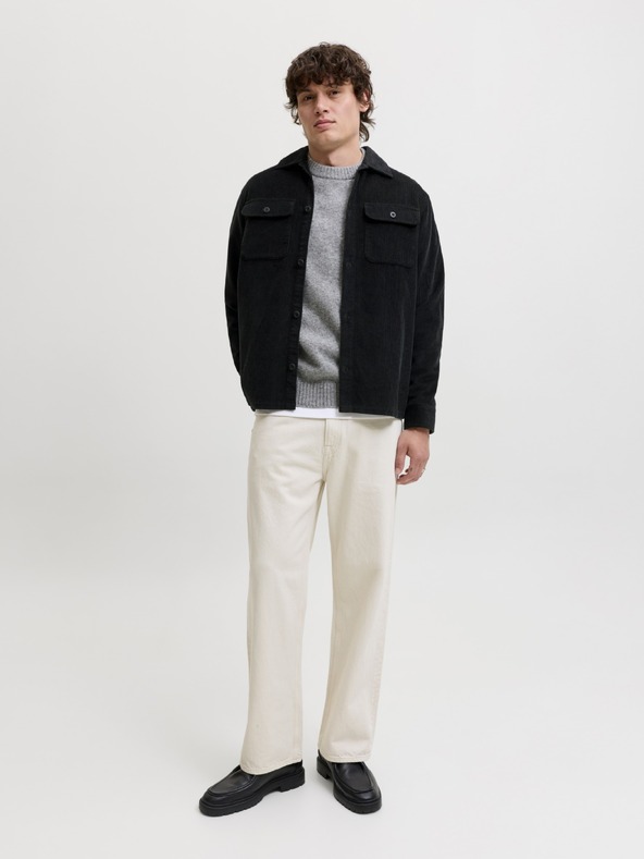 Jack & Jones Pamučna košulja crna