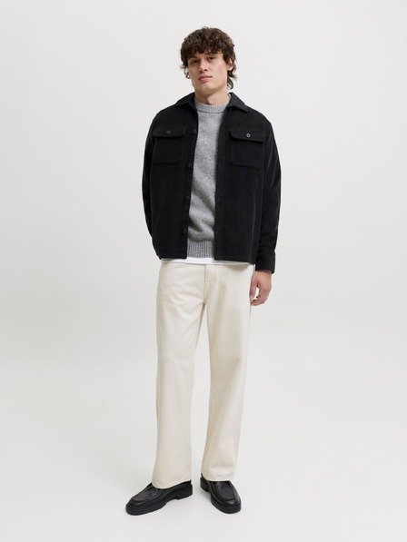 Jack & Jones Pamučna košulja crna