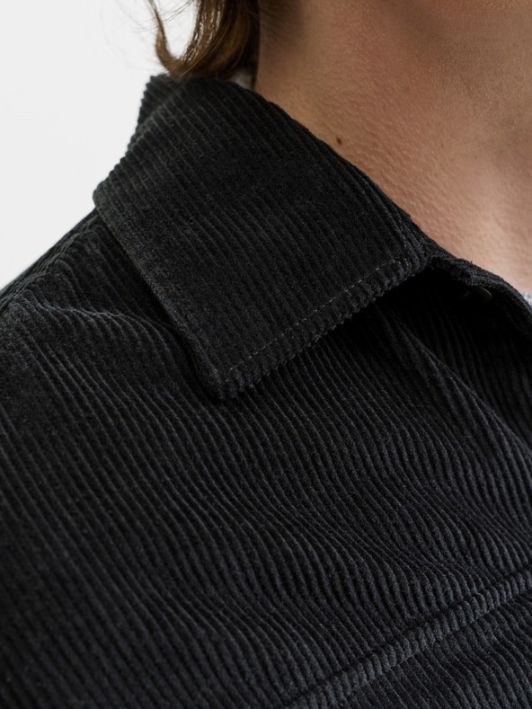 Jack & Jones Pamučna košulja crna