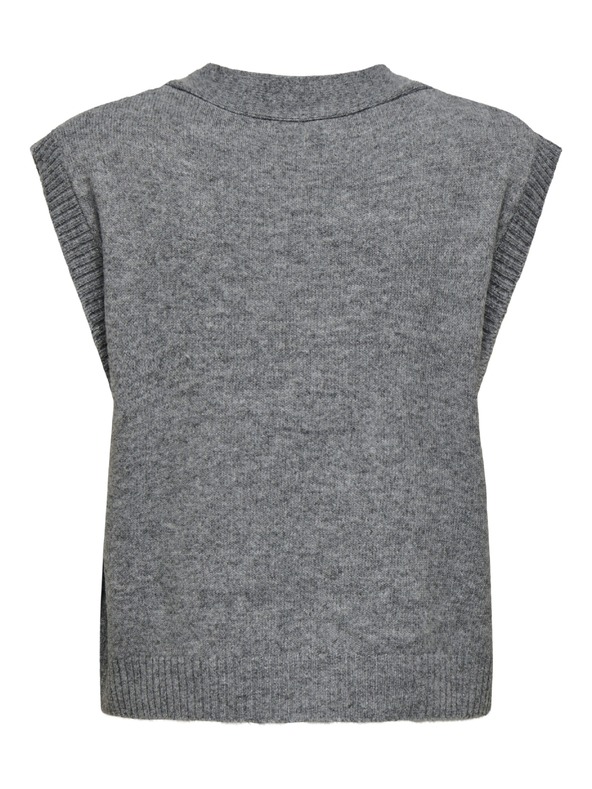Jacqueline de Yong Kardigan bez rukava SUPER grey melange