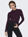 Jacqueline de Yong Majica s dugim rukavima FRANSISKA vinska
