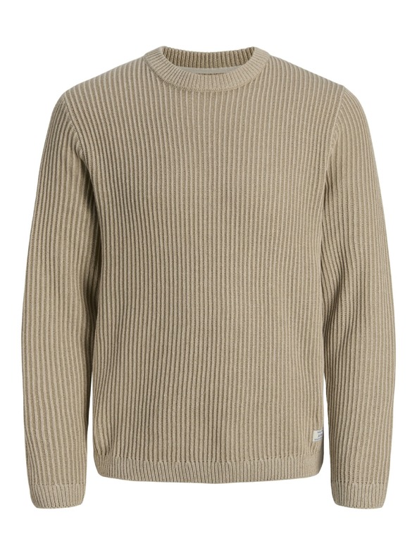 Jack & Jones Muški pleteni pulover moonbeam