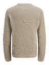 Jack & Jones Muški pleteni pulover moonbeam