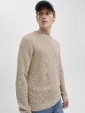 Jack & Jones Muški pleteni pulover moonbeam
