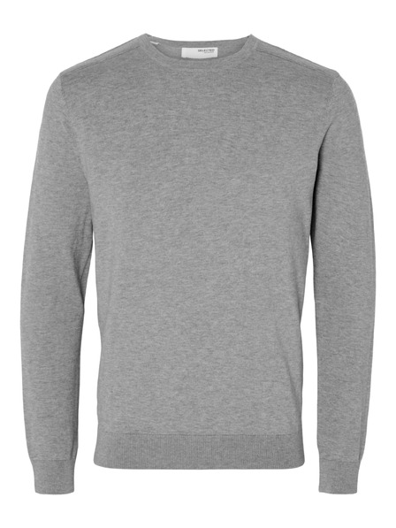 SELECTED Muški pulover SLMBERG medium grey
