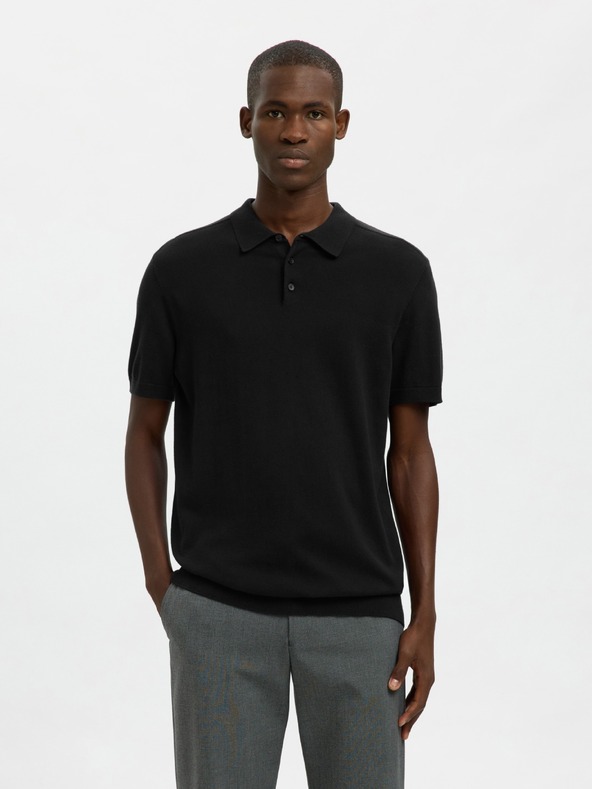 SELECTED Muška polo majica SELECTED crna