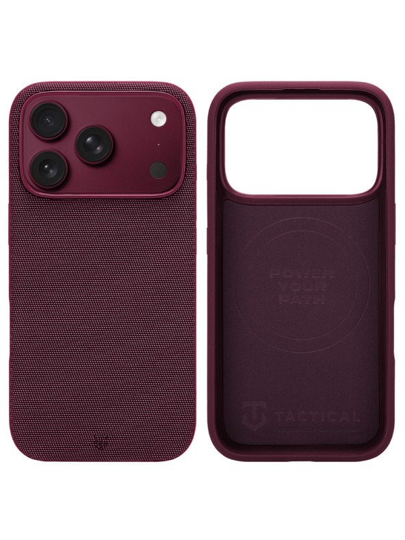 Tactical Tactical MagForce WEARe Zaštita za Apple iPhone 17 Pro/18 Pro Burgundy