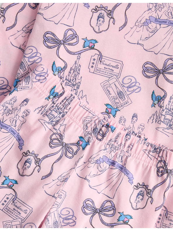 Marks & Spencer Pidžama od čiste pamuka Disney Princess™ (1-8 godina) Marks & Spencer plava