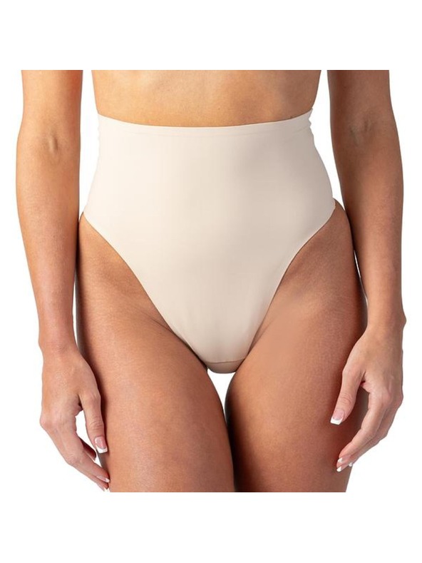 Bellinda INVISIBLE SILHOUETTE MID WAIST THONG - Ženski oblikovni string - tjelesne boje