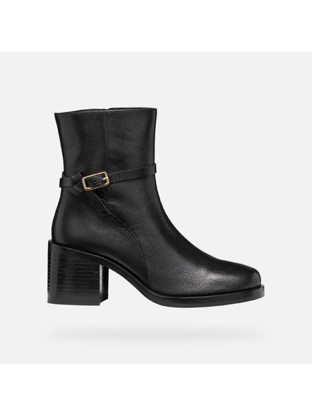 Geox Crna ženska čizma do gležnja Geox Sobima