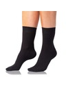 Bellinda COTTON RIB SOCKS - Ženske pamučne čarape - crna
