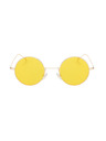 VEYREY VeyRey linen sunglasses Gunnel gold frame yellow lenses