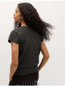 Marks & Spencer Pleteni top s naboranim izrezom i primjesom vune Marks & Spencer siva