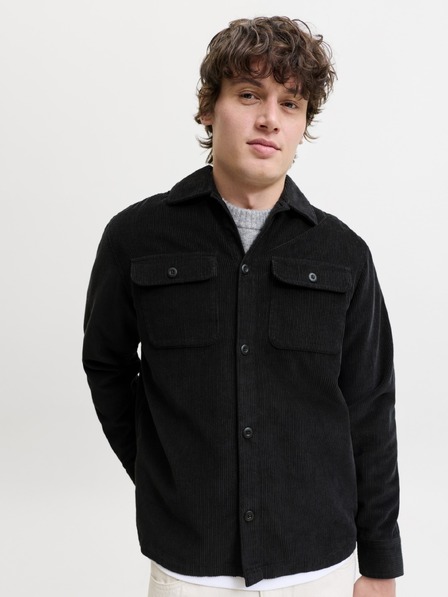 Jack & Jones Pamučna košulja crna