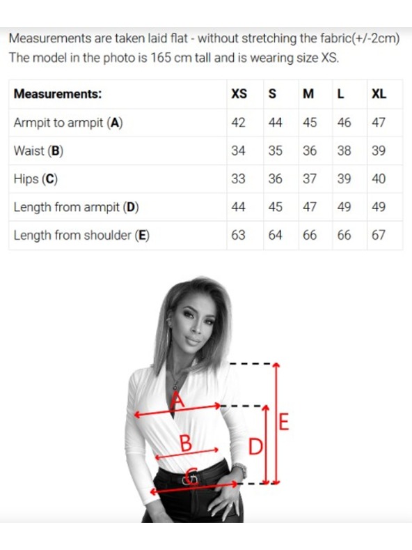 numoco Stilska ženska body sa zavojem izreza - mokka smeđa