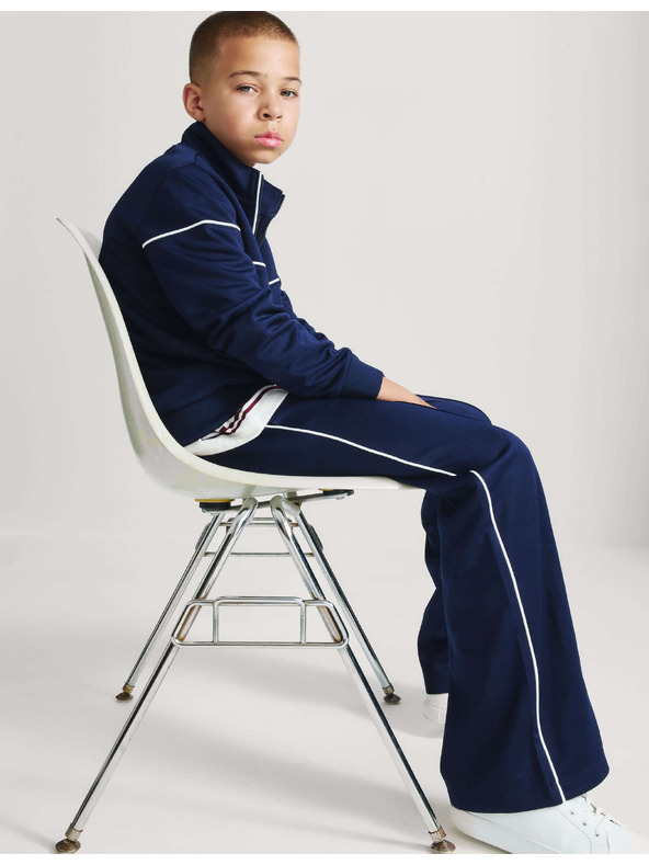 Marks & Spencer Trenirka sa širokim nogavicama i bočnom prugom (6–16 godina) Marks & Spencer mornarsko plava