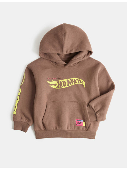 Marks & Spencer Hoodie s motivom Hot Wheels™ s visokim udjelom pamuka (2–8 godina) Marks & Spencer smeđa