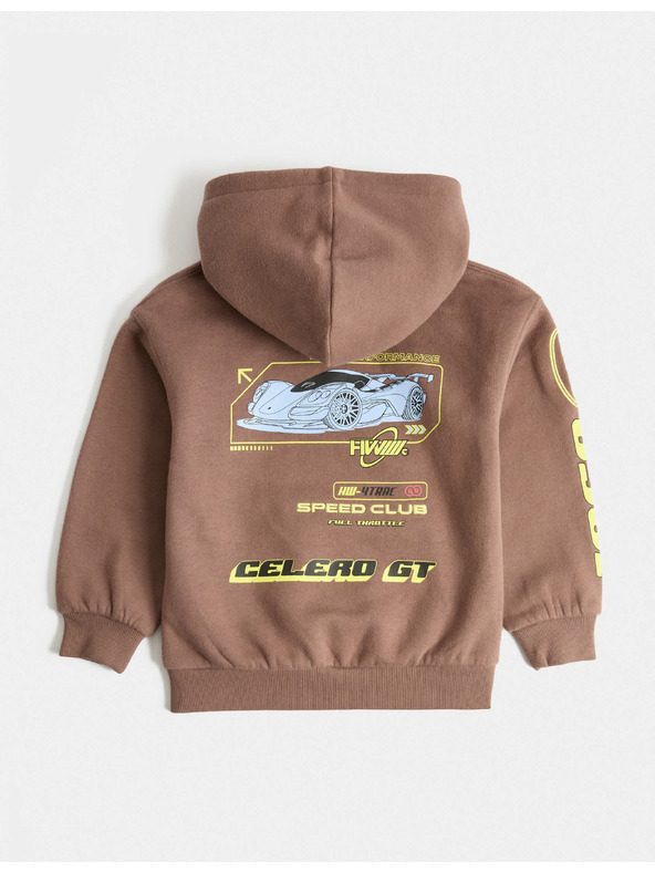 Marks & Spencer Hoodie s motivom Hot Wheels™ s visokim udjelom pamuka (2–8 godina) Marks & Spencer smeđa