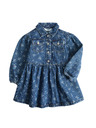 Marks & Spencer Denim cvjetne haljine (2–10 godina) Marks & Spencer mornarsko plava