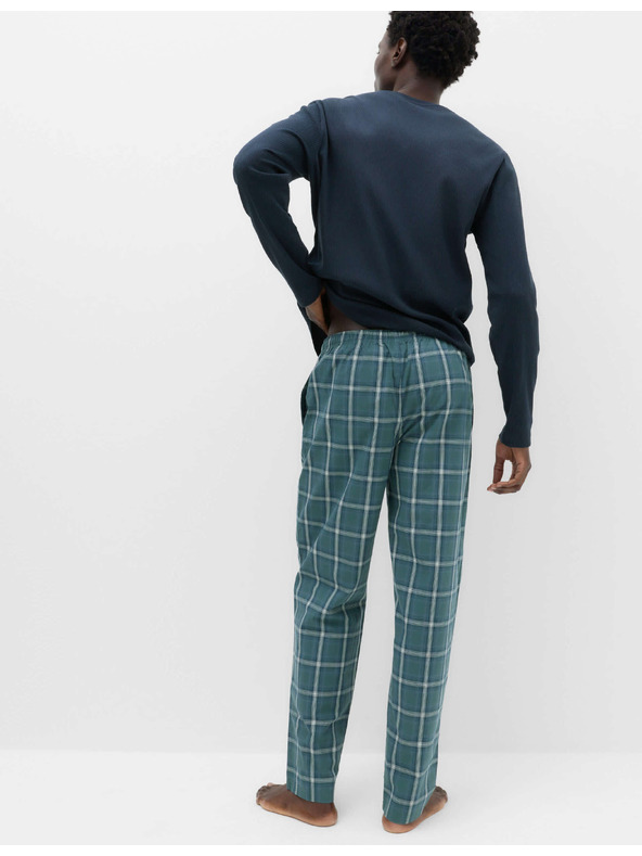 Marks & Spencer Marks & Spencer Green Check Pure Cotton Pidžama set