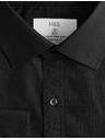 Marks & Spencer Pamučna klasična košulja s tretmanom bez željenja Marks & Spencer crna