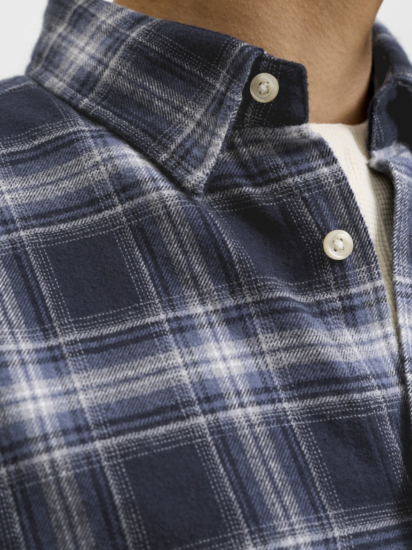 Jack & Jones Flanelaška moška karirano uzorovana košulja navy